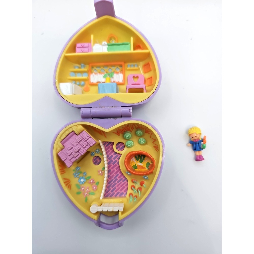 Vintage 1993 Polly Pocket Pretty Bunnies Pet Parade Compact Bluebird Figure